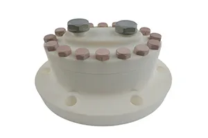 Acumulador de brida de doble cámara