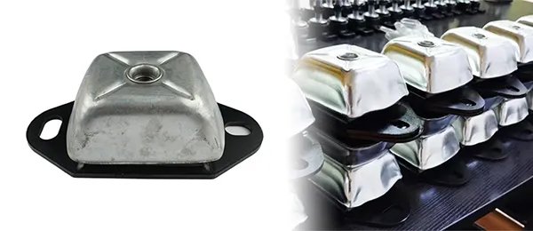 Aisladores personalizados de caucho y metal